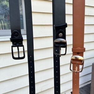 Black and Brown Leather Belts